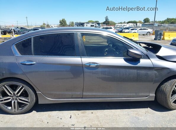 1HGCR2F56HA274909 2017 HONDA ACCORD Gray 