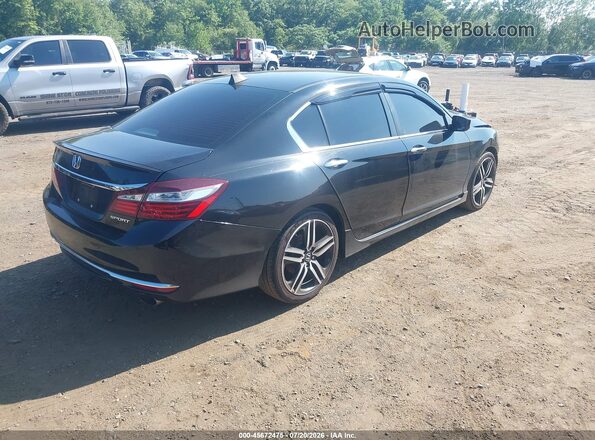 1HGCR2F56HA277471 2017 HONDA ACCORD Black უკანა მარჯვენა