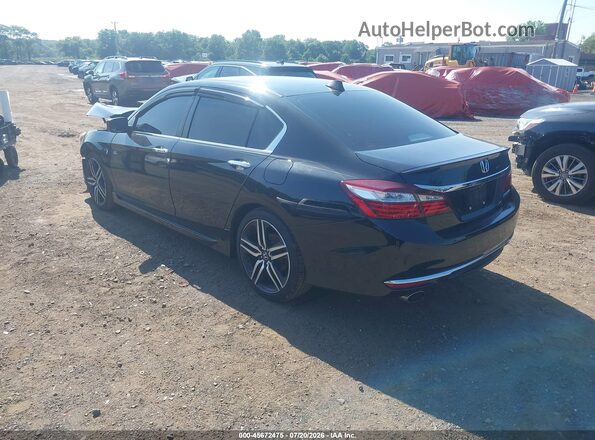 1HGCR2F56HA277471 2017 HONDA ACCORD Black უკანა მარცხენა