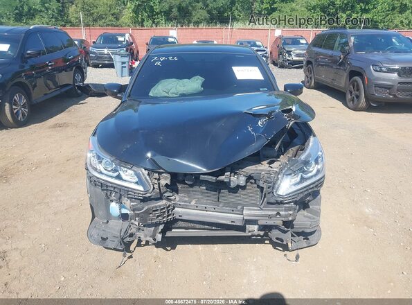 1HGCR2F56HA277471 2017 HONDA ACCORD Black ხელსაწყოთა პანელის ხედი