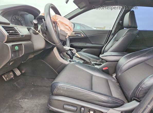 1HGCR2F57GA019507 2016 HONDA ACCORD Черный Вид сзади