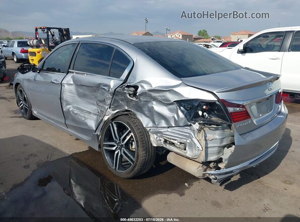 1HGCR2F57GA075625 2016 HONDA ACCORD Silver Vista frontal