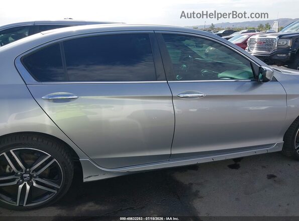 1HGCR2F57GA075625 2016 HONDA ACCORD Silver Vista interior trasera