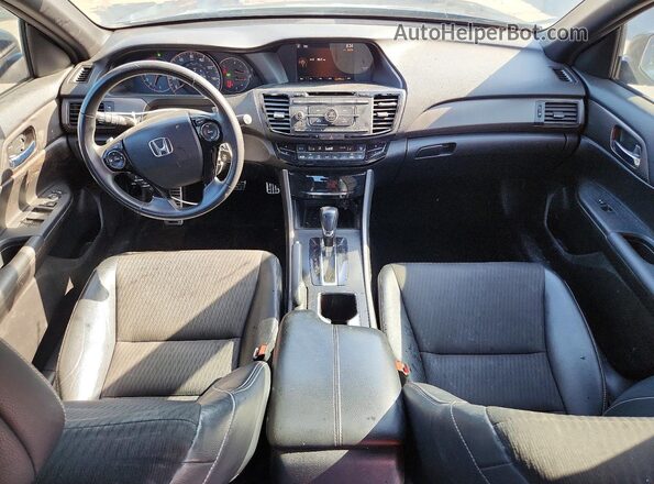 1HGCR2F57GA093297 2016 HONDA ACCORD Gray Առջևի վահանակի տեսք