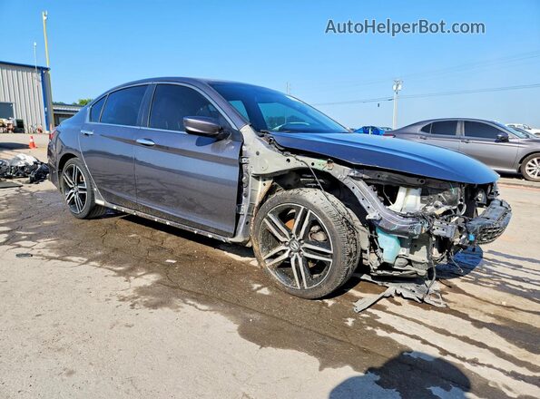 1HGCR2F57GA093297 2016 HONDA ACCORD Gray Առջևի աջ