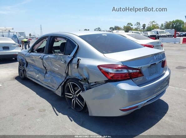 1HGCR2F57GA180567 2016 HONDA ACCORD Silver Tył lewy