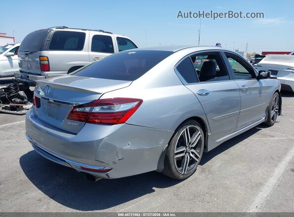 1HGCR2F57GA180567 2016 HONDA ACCORD Silver Tył prawy