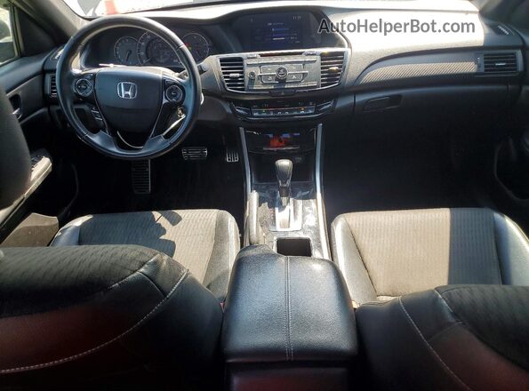 1HGCR2F57HA022716 2017 HONDA ACCORD Black Dashboard view