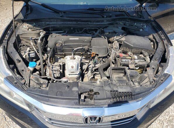 1HGCR2F57HA022716 2017 HONDA ACCORD Black Rear interior view