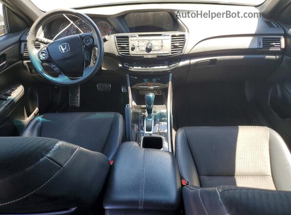 1HGCR2F57HA022960 2017 HONDA ACCORD Black Dashboard view