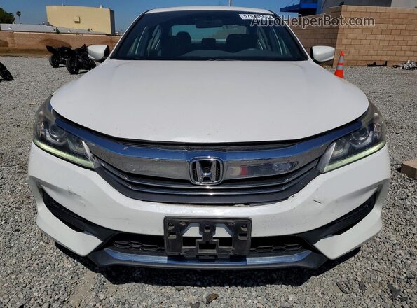 1HGCR2F57HA073519 2017 HONDA ACCORD White Widok z przodu