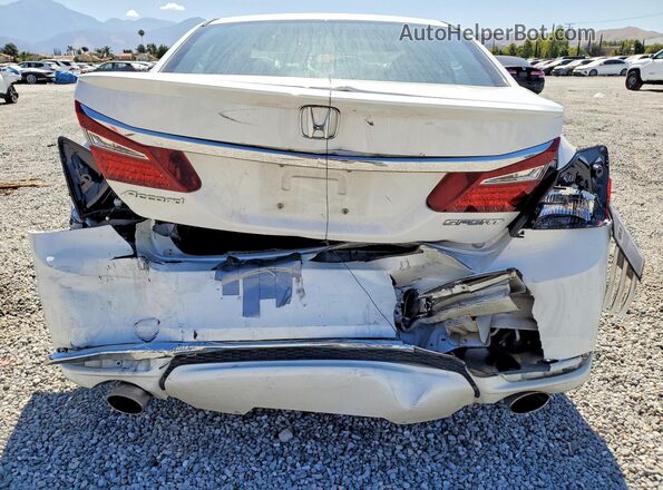 1HGCR2F57HA073519 2017 HONDA ACCORD White Widok z tyłu