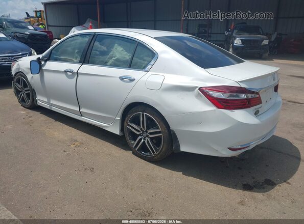 1HGCR2F57HA088943 2017 HONDA ACCORD White Հետևի ձախ