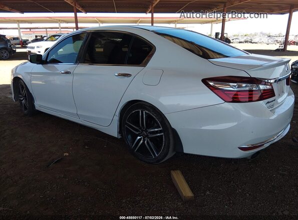 1HGCR2F57HA092393 2017 HONDA ACCORD White Հետևի ձախ