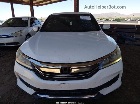 1HGCR2F57HA092393 2017 HONDA ACCORD White Դիմացի տեսք
