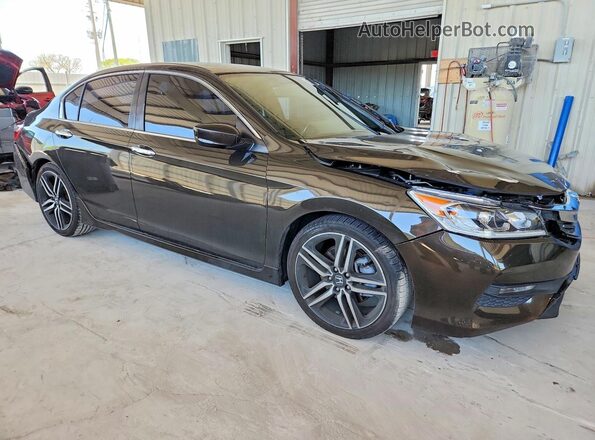 1HGCR2F57HA129250 2017 HONDA ACCORD Gray წინა მარჯვენა