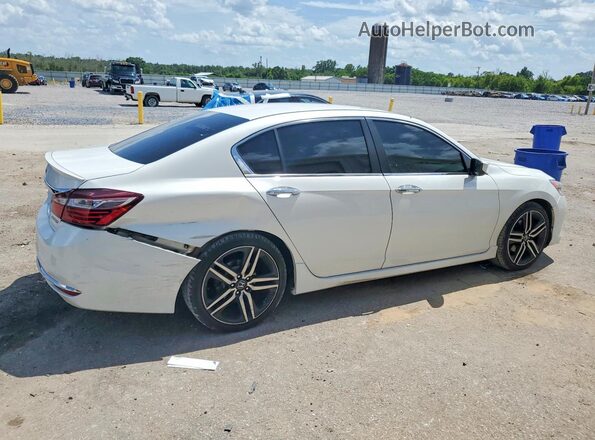 1HGCR2F58GA015918 2016 HONDA ACCORD White Tył prawy