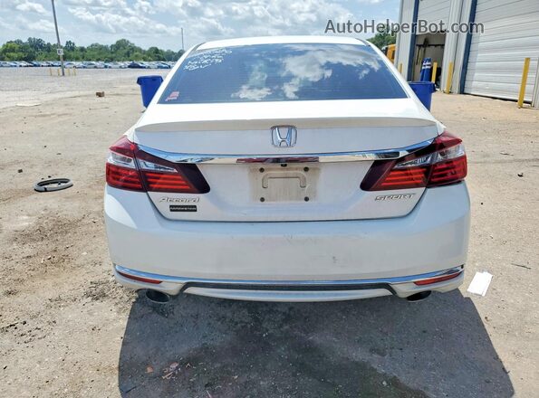 1HGCR2F58GA015918 2016 HONDA ACCORD White Widok z tyłu