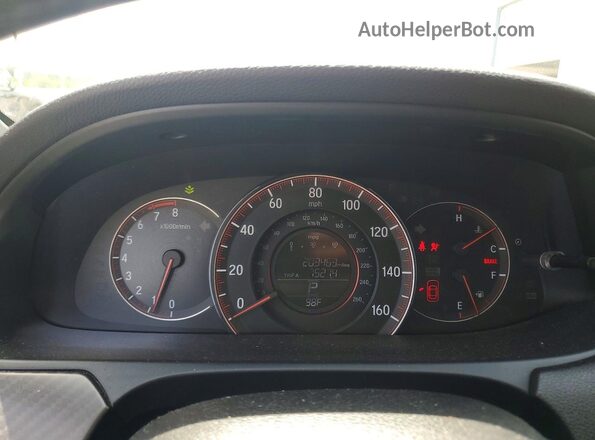 1HGCR2F58GA015918 2016 HONDA ACCORD White Widok zestawu wskaźników