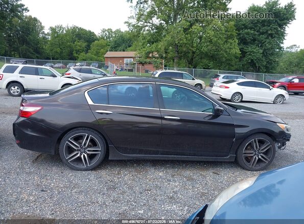 1HGCR2F58GA016549 2016 HONDA ACCORD Коричневый Панорамный вид салона 360°