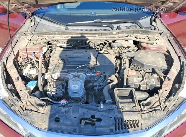 1HGCR2F58GA057215 2016 HONDA ACCORD Burgundy Rear interior view