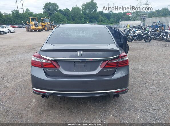 1HGCR2F58GA138425 2016 HONDA ACCORD Gray 