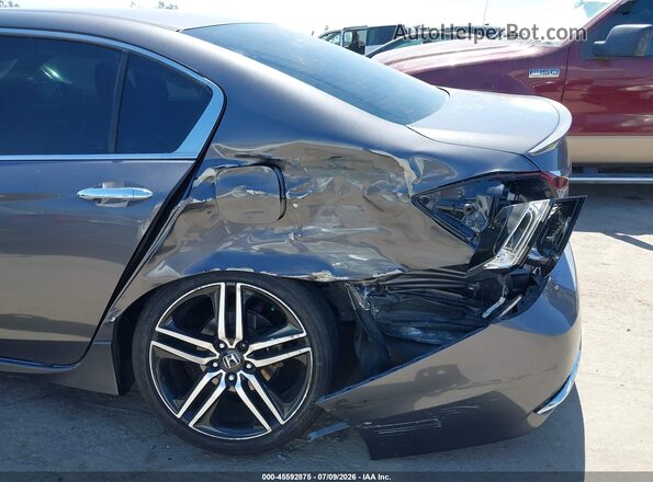 1HGCR2F58GA171733 2016 HONDA ACCORD Серый Вид спереди