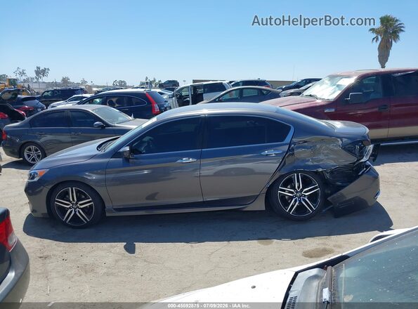1HGCR2F58GA171733 2016 HONDA ACCORD Серый Панорамный вид салона 360°