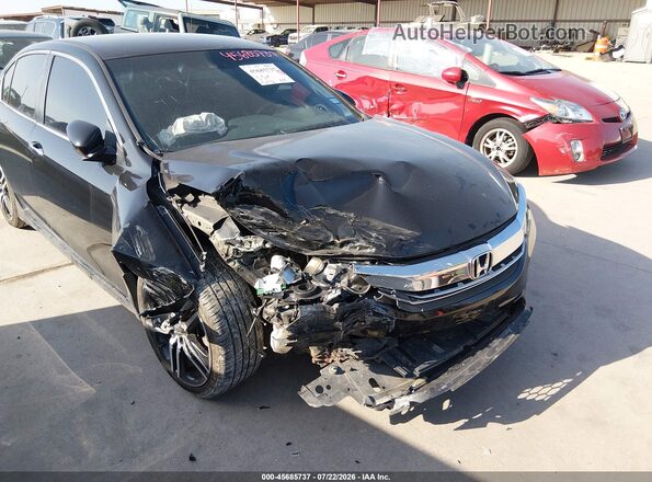 1HGCR2F58GA175863 2016 HONDA ACCORD Черный Вид спереди