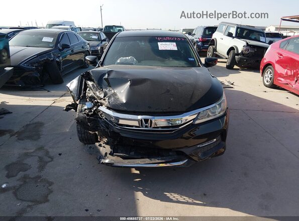 1HGCR2F58GA175863 2016 HONDA ACCORD Черный Вид щитка приборов