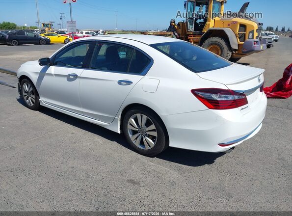 1HGCR2F58GA186328 2016 HONDA ACCORD White Rear left
