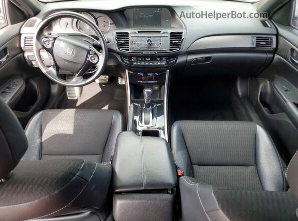 1HGCR2F58GA228352 2016 HONDA ACCORD Черный Вид панели приборов