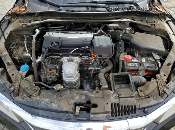 1HGCR2F58GA228352 2016 HONDA ACCORD Черный Вид задней части салона