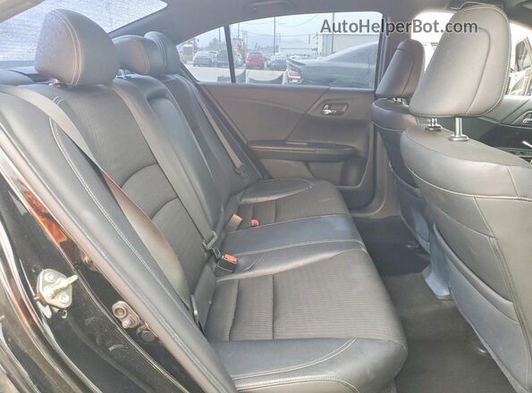 1HGCR2F58GA228352 2016 HONDA ACCORD Черный Вид задних сидений