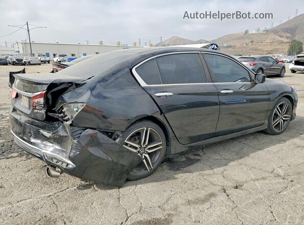 1HGCR2F58GA228352 2016 HONDA ACCORD Черный Задняя правая четверть