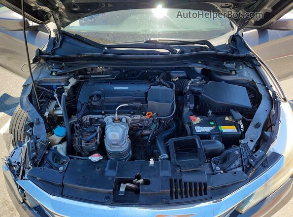 1HGCR2F58HA073612 2017 HONDA ACCORD Gray Rear interior view