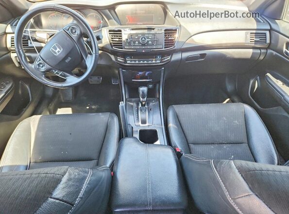 1HGCR2F58HA073612 2017 HONDA ACCORD Gray Dashboard view
