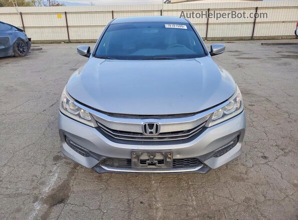 1HGCR2F58HA122159 2017 HONDA ACCORD Silver Front view