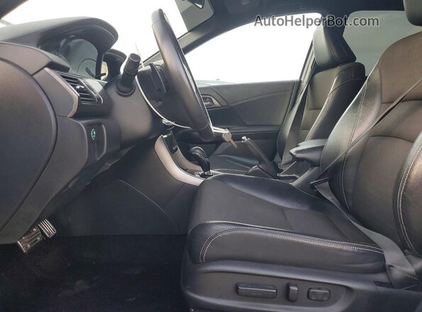 1HGCR2F58HA122159 2017 HONDA ACCORD Silver Front interior view