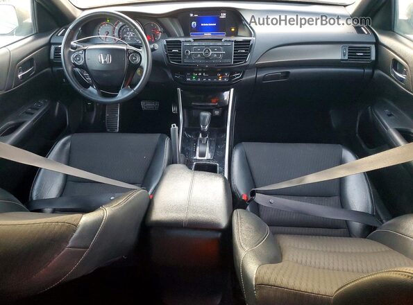 1HGCR2F58HA122159 2017 HONDA ACCORD Silver Dashboard view