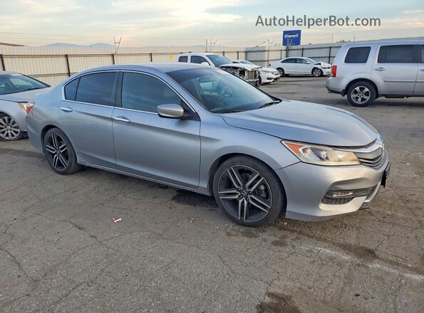 1HGCR2F58HA122159 2017 HONDA ACCORD Silver Front right