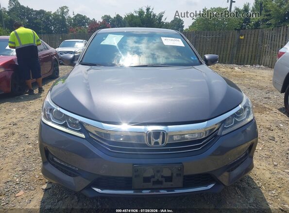 1HGCR2F58HA196438 2017 HONDA ACCORD Gray Սարքավորումների վահանակի տեսք