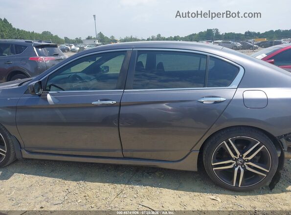 1HGCR2F58HA196438 2017 HONDA ACCORD Gray Սալոնի 360 աստիճան տեսք