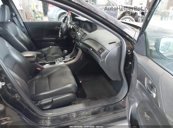 1HGCR2F58HA231253 2017 HONDA ACCORD Black Вид салону спереду