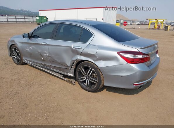 1HGCR2F58HA256170 2017 HONDA ACCORD Silver Tył lewy