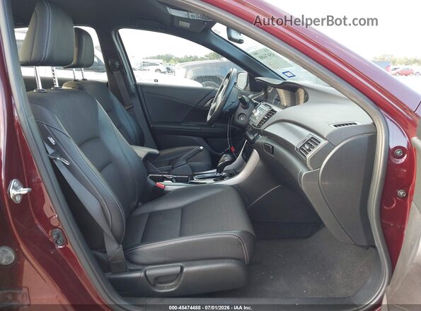 1HGCR2F58HA301415 2017 HONDA ACCORD Red Vista interior delantera