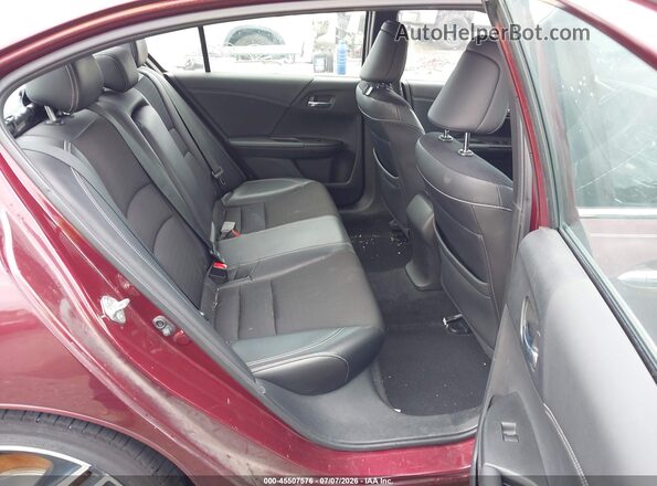 1HGCR2F59GA026992 2016 HONDA ACCORD Maroon Vista de la etiqueta del VIN