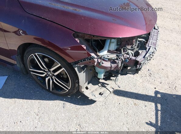 1HGCR2F59GA110732 2016 HONDA ACCORD Maroon Front view