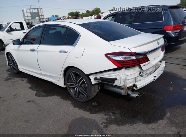 1HGCR2F59GA117650 2016 HONDA ACCORD White Trasero izquierdo