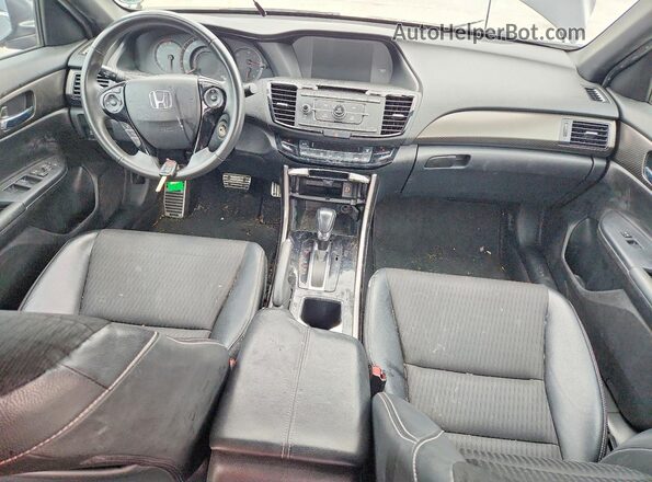 1HGCR2F59GA155864 2016 HONDA ACCORD Black Dashboard view